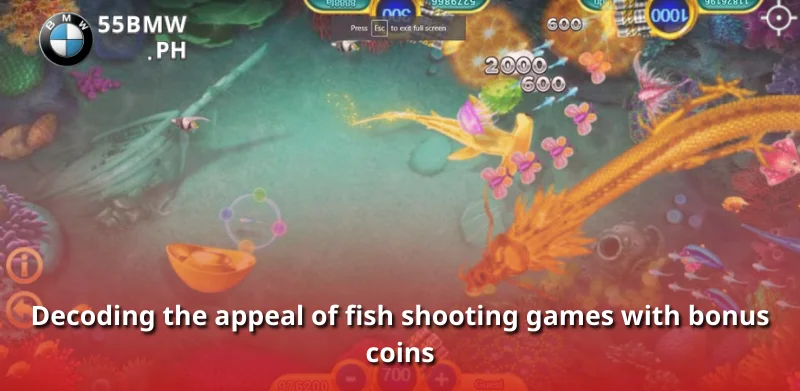 Decoding the appeal of fish shooting games with bonus coins