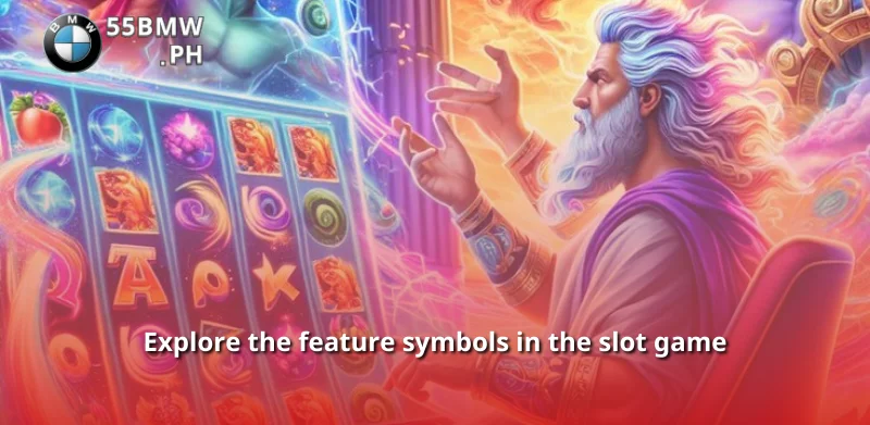 Explore the feature symbols in the slot game