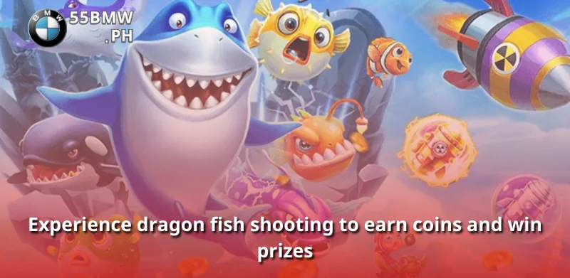 Experience dragon fish shooting to earn coins and win prizes