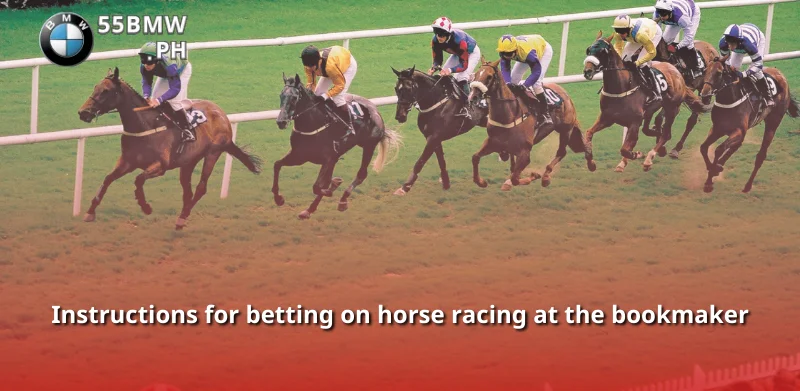 Instructions for betting on horse racing at the bookmaker