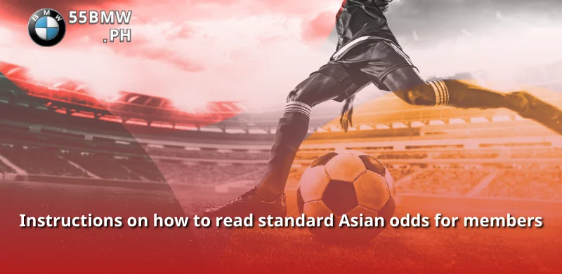 Instructions on how to read standard Asian odds for members